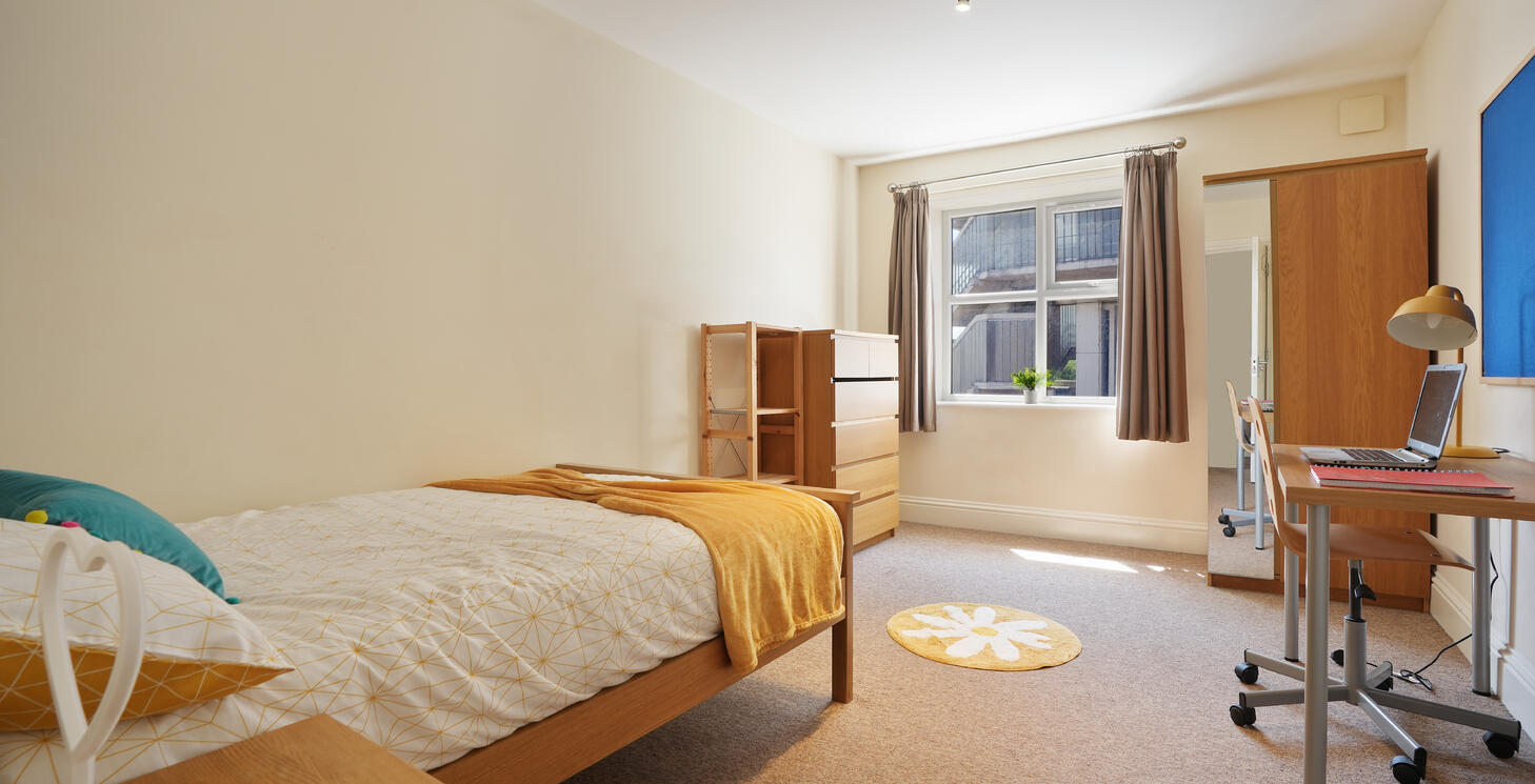 Bedroom 1 of St Silas Flat 5