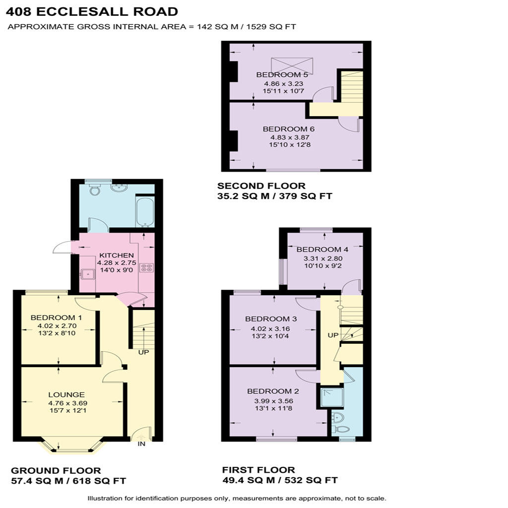 408 Ecclesall Road floor plans